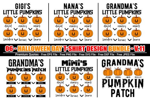 Download Halloween Svg T-Shirt Designs Bundle - Shirt designs Collection