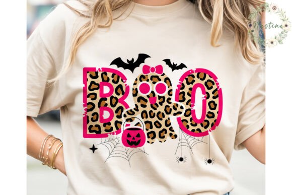 Download Leopard Print Ghost Boo PNG Clipart - Print Collection