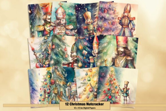 Download Printable Christmas Nutcracker Digitals - Print Collection
