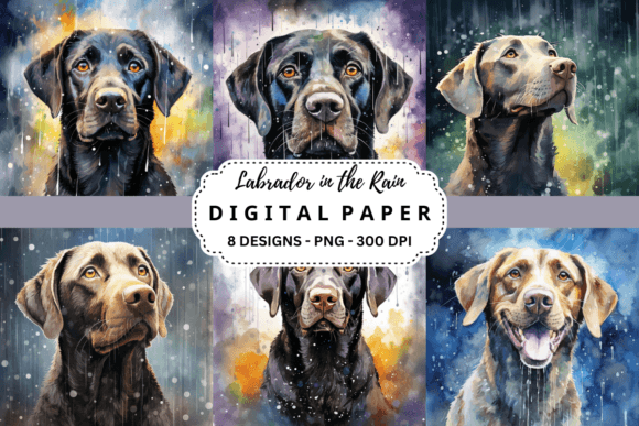 Download Labrador in the Rain Background - Rain background Collection